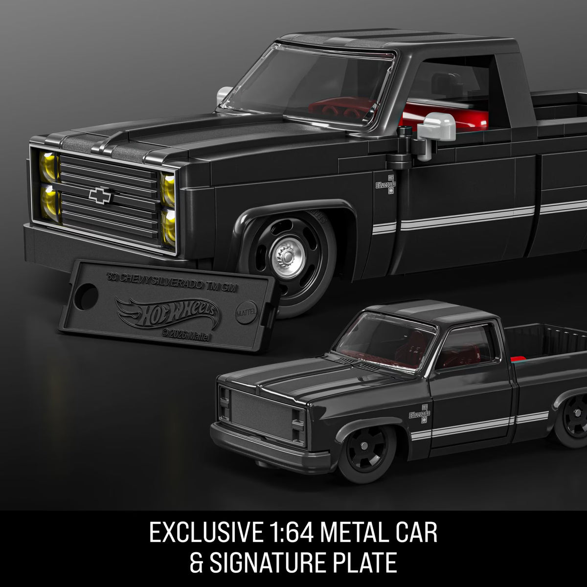 Mattel Brick Shop Hot Wheels '83 Chevy Silverado 225pc Building Set