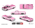 Kaido House x Mini GT Chevrolet Silverado Dually Vintage Spec V2 - Pink with White