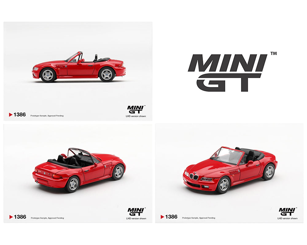 Mini GT BMW Z3, Hellrot Red, Limited Edition