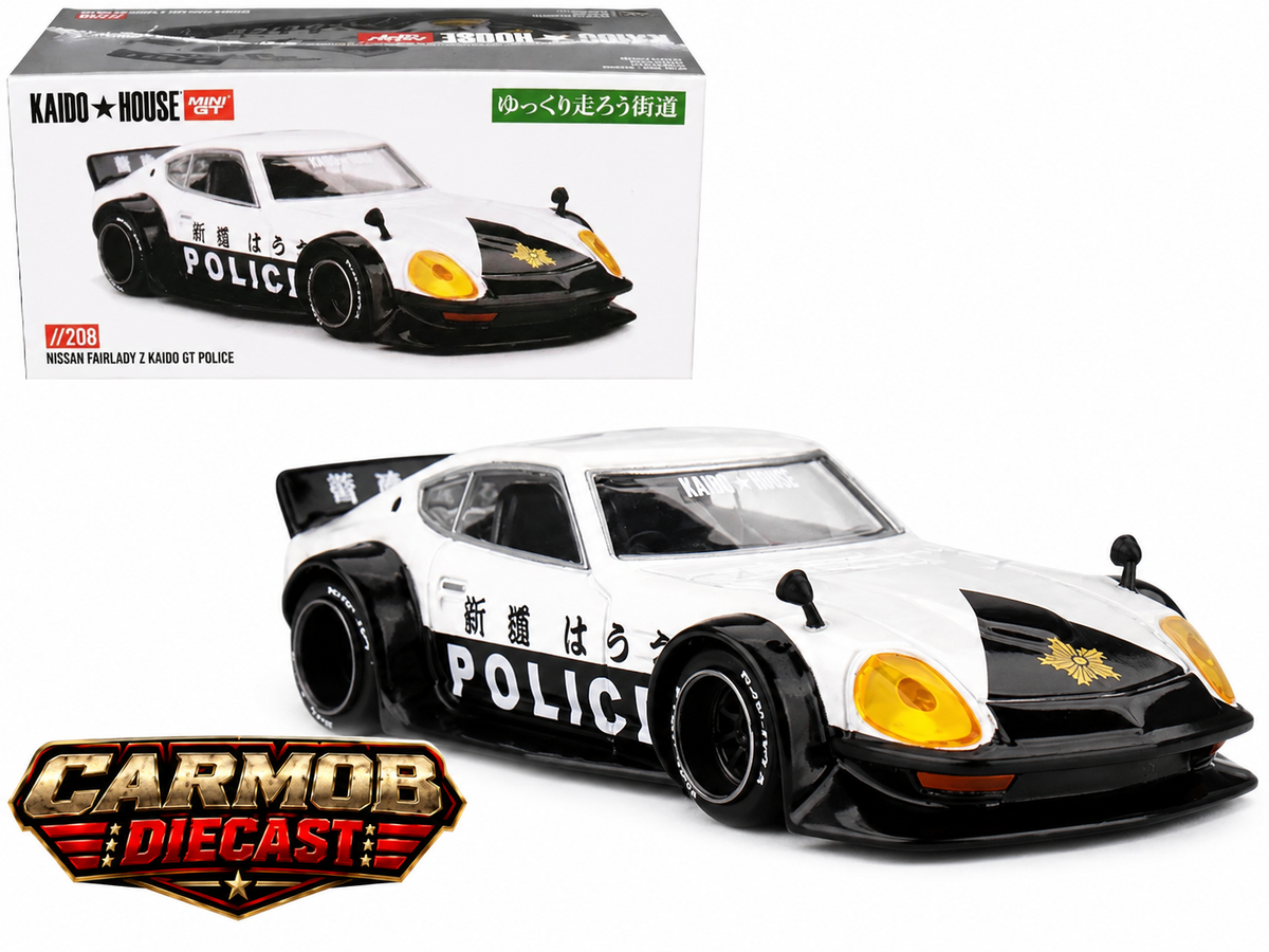 Kaido House x Mini GT 1:64 Nissan Fairlady Z Kaido GT Police KHMG208 #208 Sealed